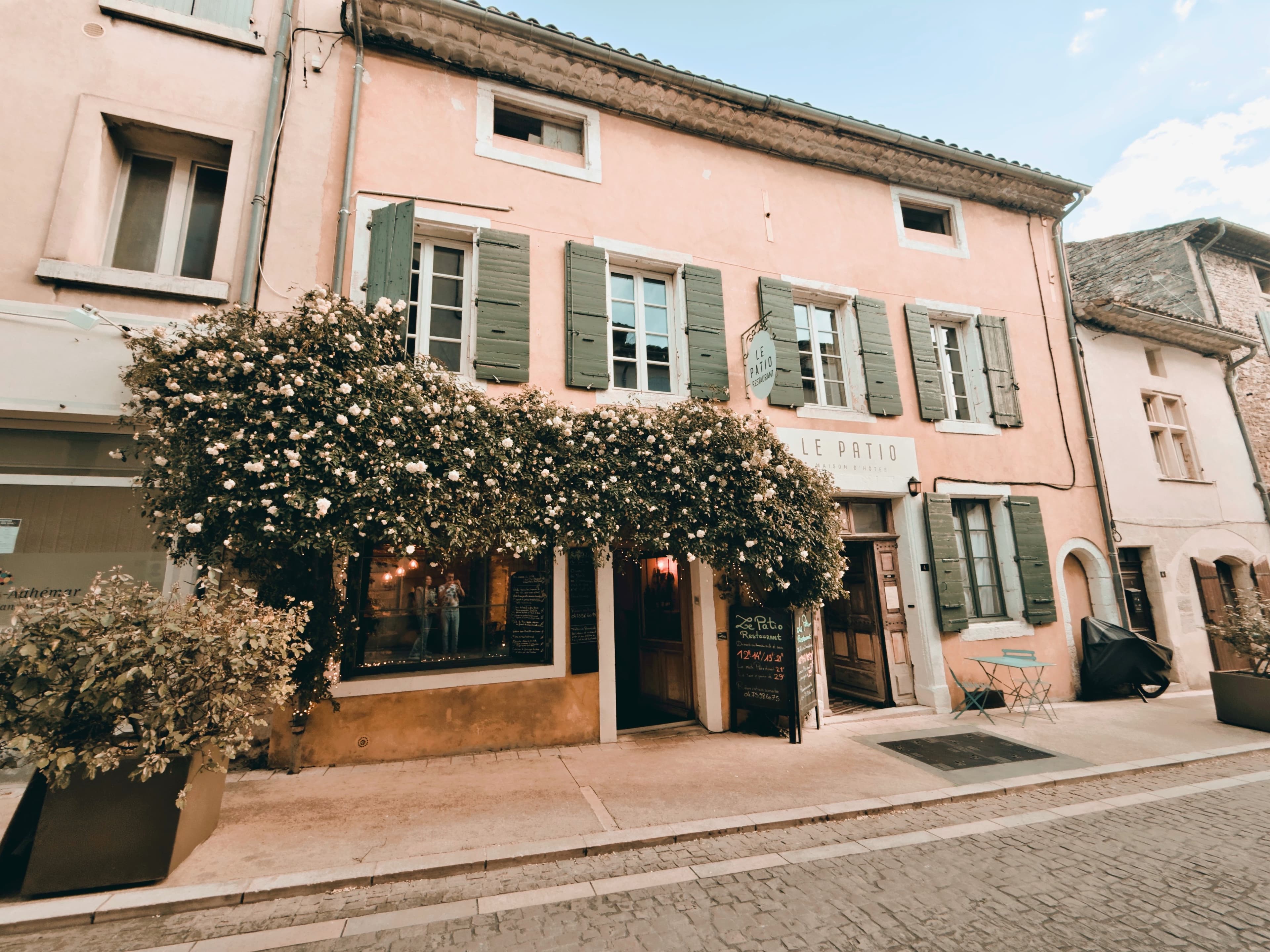 Façade du restaurant
