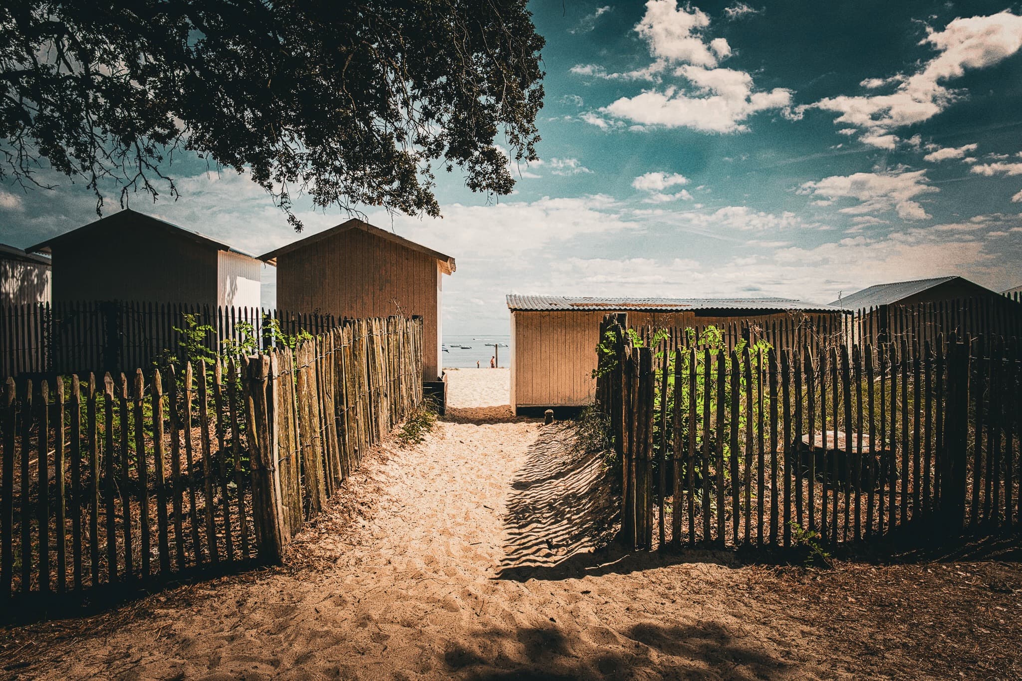 Passage du Gois reliant Noirmoutier au continent à marée basse